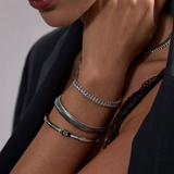 Bordeaux Baguette Bracelet